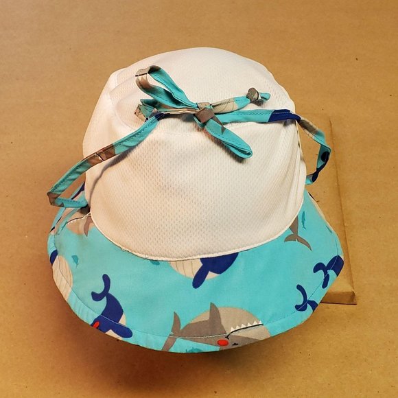 I Play Bucket Sun Hat 0-6 Months Turquoise - Picture 2 of 8